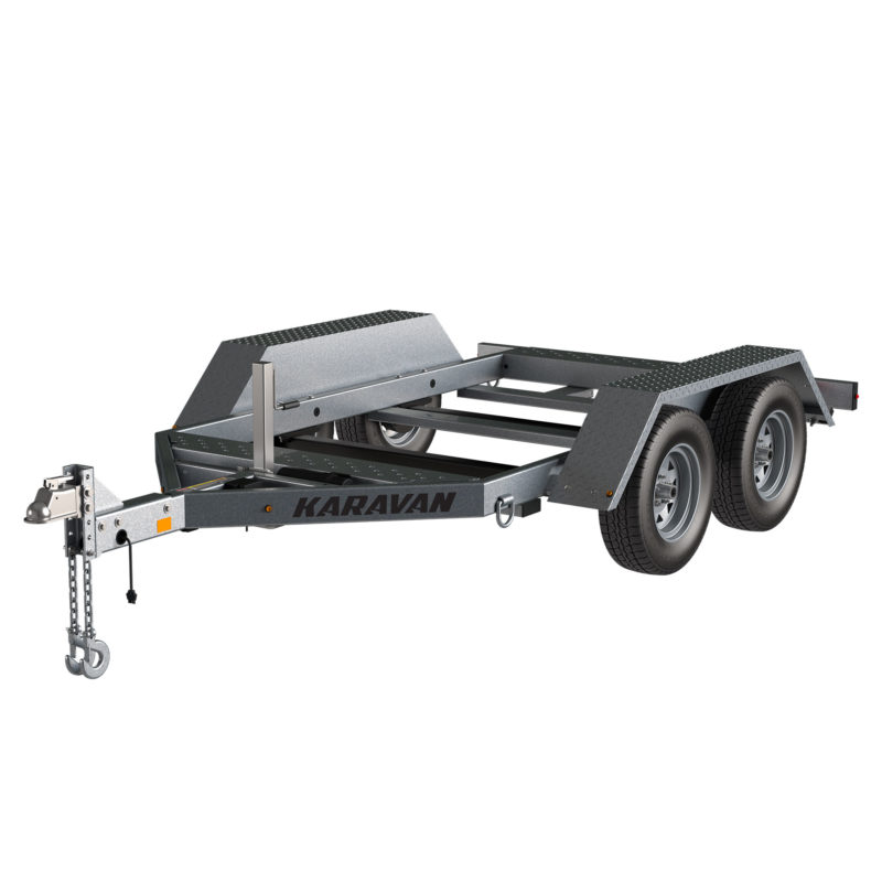 Karavan Trailer's 58 x 95 In. 7000# GVWR Industrial Trailer, model number WGT-7000-TEB-62