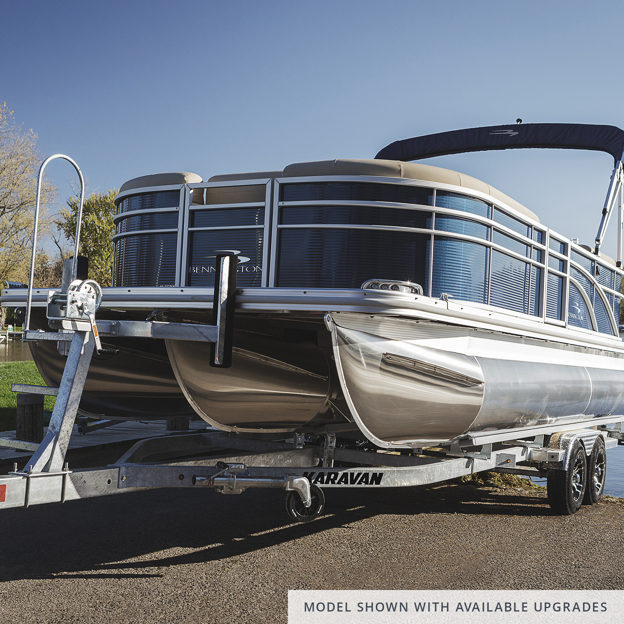 Tandem Axle Midsize Pontoon Trailer Karavan Trailers