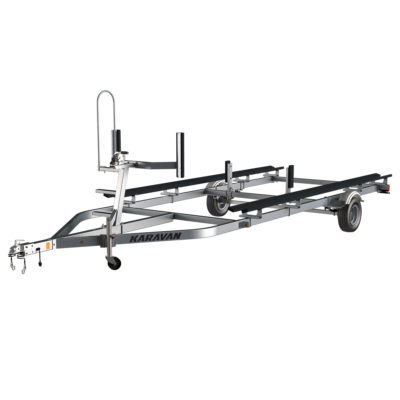 Karavan Trailer's Single Axel Small Pontoon Trailer, model number KDP-1618-GL