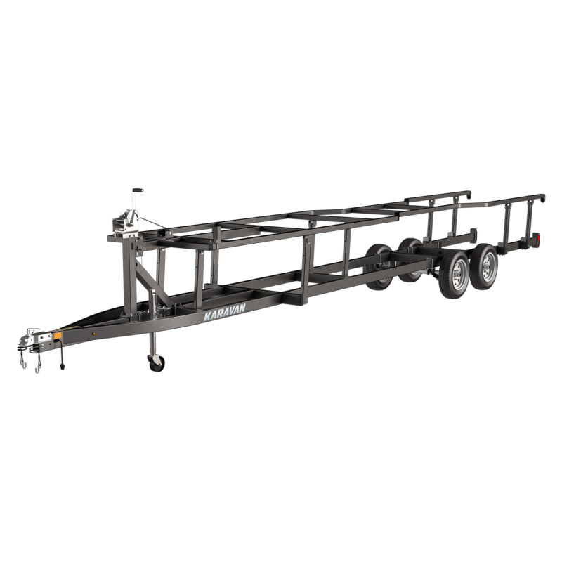 Karavan Trailer's Scissor Lift Pontoon Trailer, model number KPSHD-222