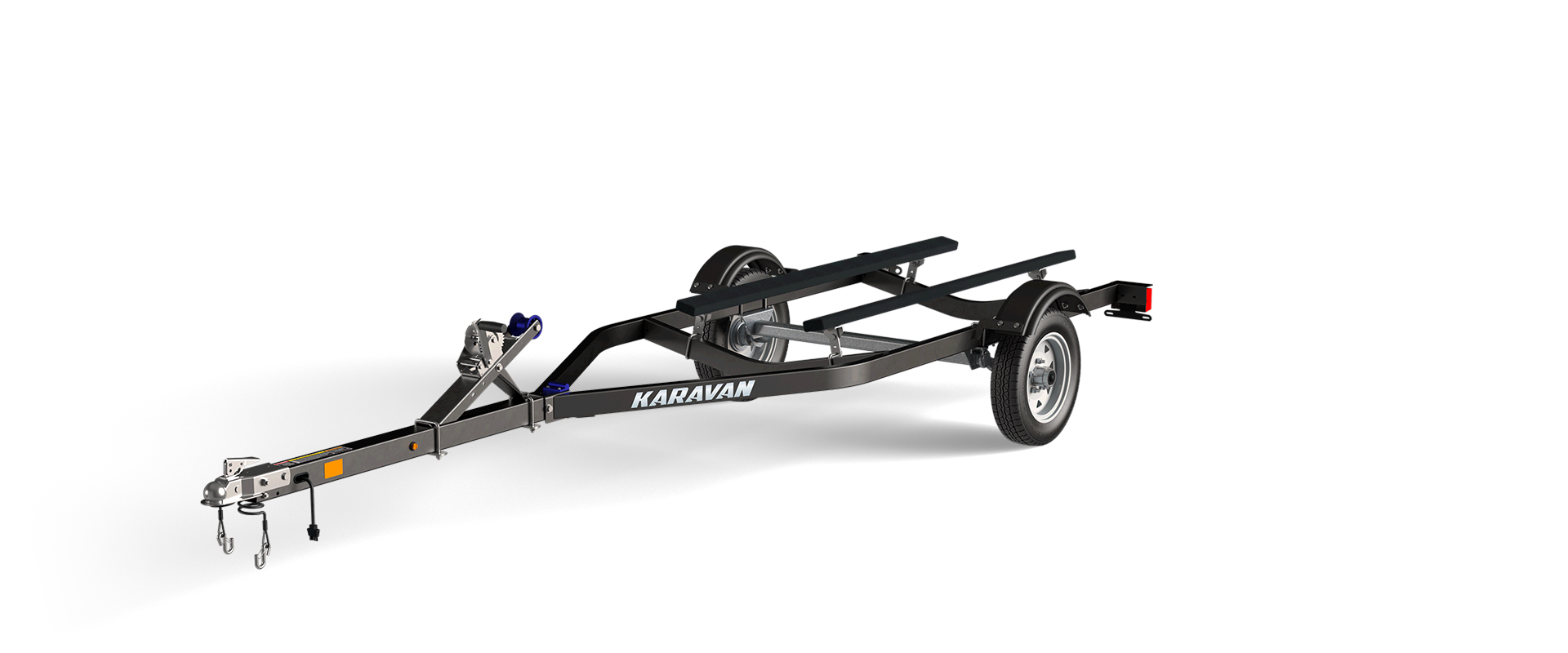 Karavan Trailer's Single Watercraft Low Profile Steel Trailer, model number WCE-1250-46-L-BT