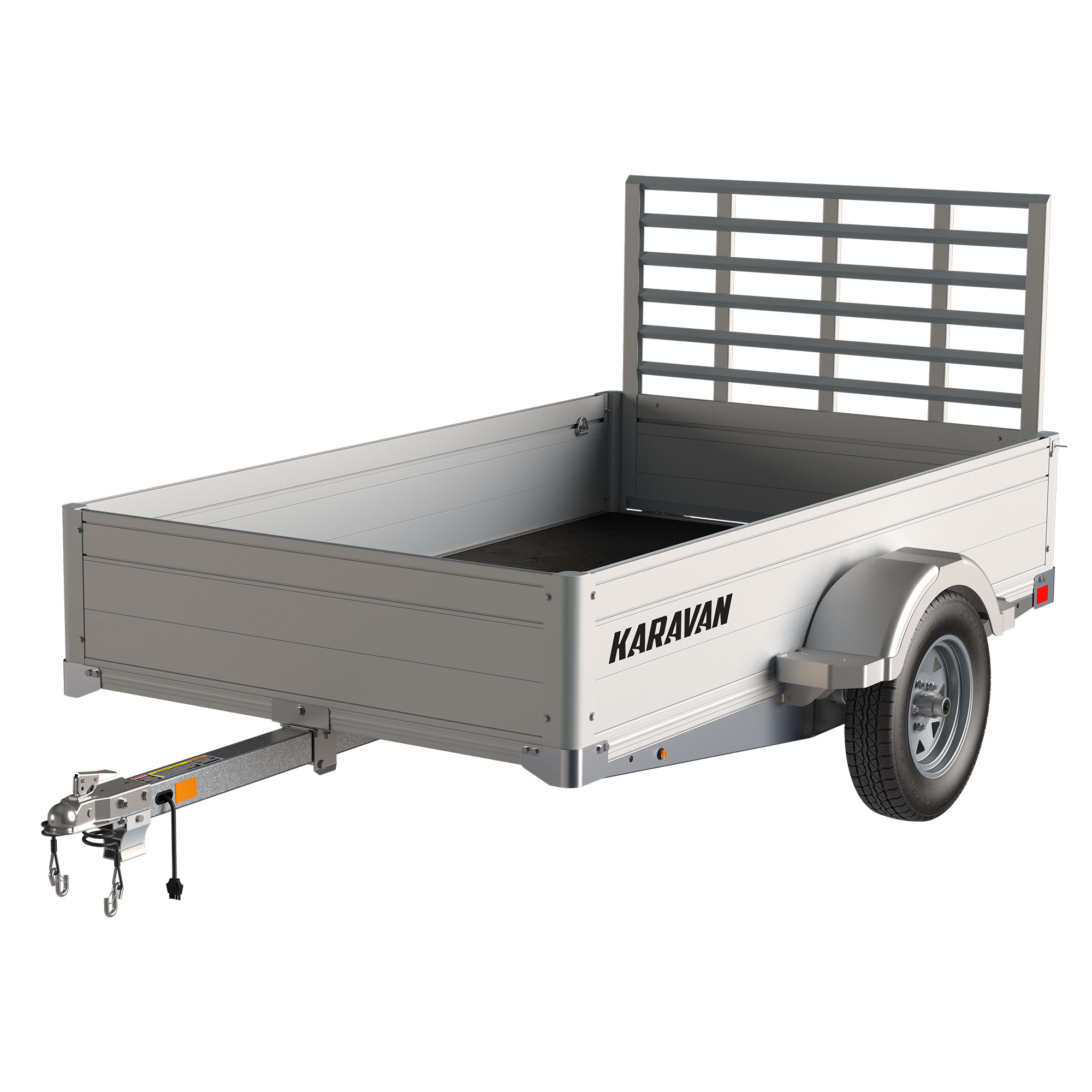 Karavan Trailer's 4.5x8Ft. Anodized Aluminum Utility Trailer