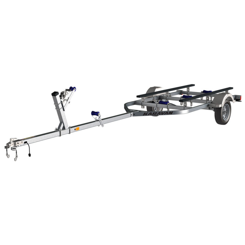 Karavan Trailer's Single Axel 1500# Long Bunk Trailer, model number KBL-1500-56-GL