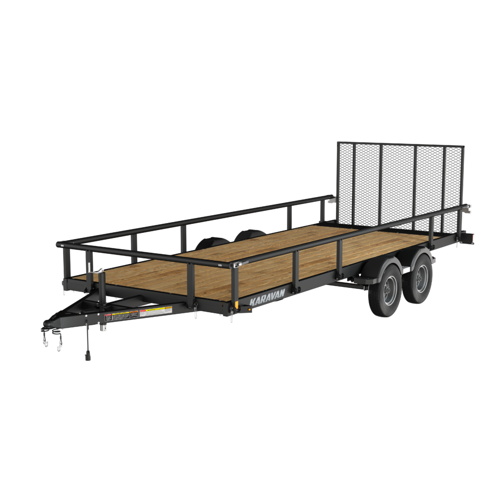 6.8 x 18 ft. Steel Utility Trailer - Karavan Trailers